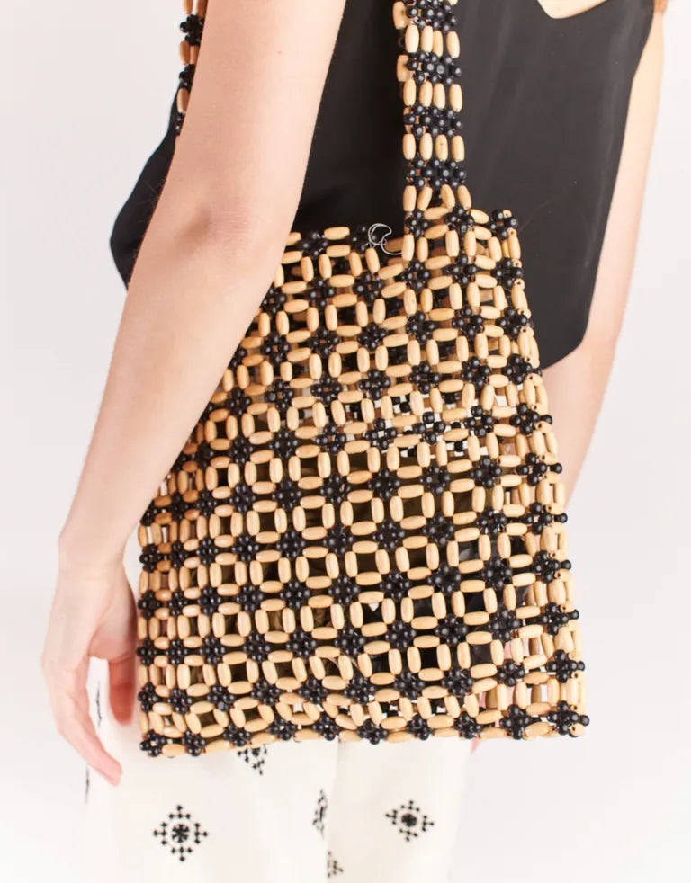 NORA BEADED TOTE