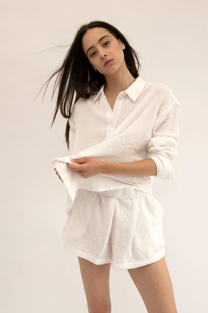 MAUI - WHITE SHORTS